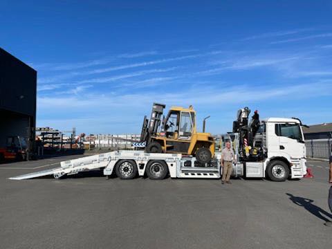 Transport de matériel agricole par Le Rouic