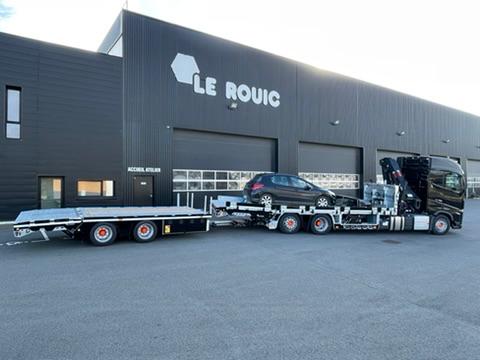 OLIFANT, plateau porte-engin agricole construit par Le Rouic